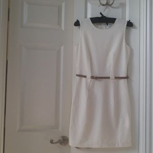 Creamy white Calvin Klein dress